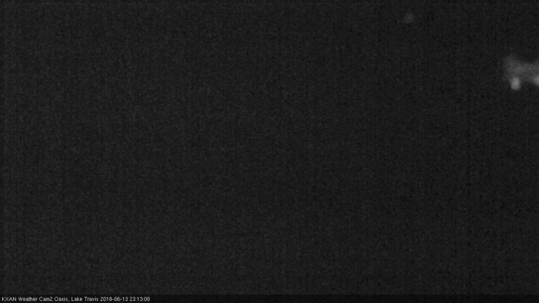 Lake Travis webcam, June 13, 2018 10:15 PM CT