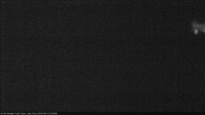 Lake Travis webcam, June 13, 2018 10:50 PM CT