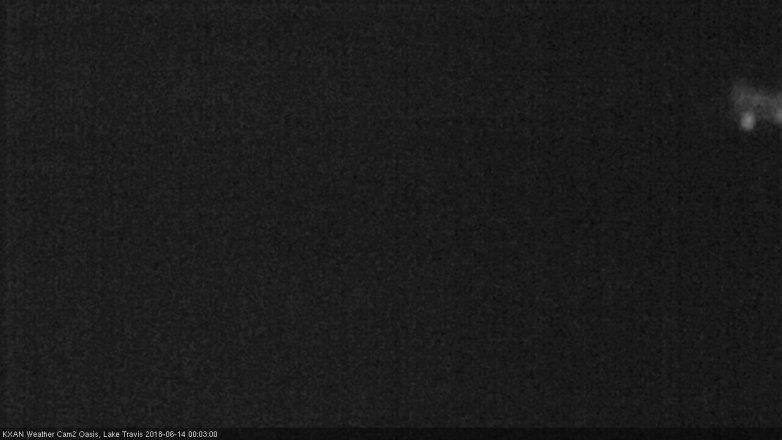 Lake Travis webcam, June 13, 2018 11:05 PM CT