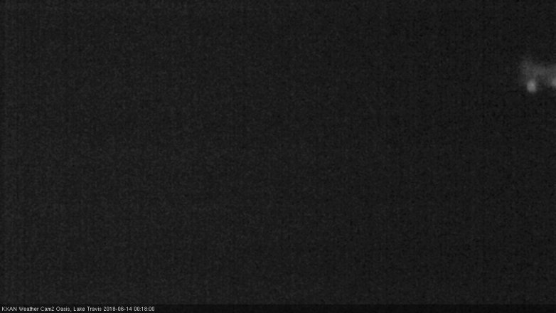 Lake Travis webcam, June 13, 2018 11:20 PM CT