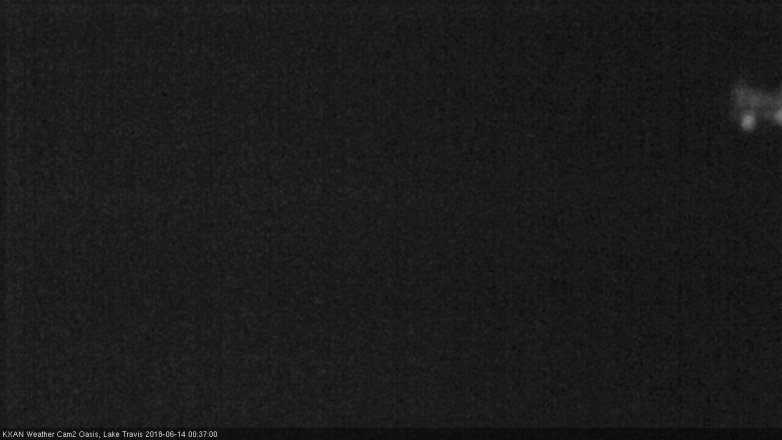Lake Travis webcam, June 13, 2018 11:40 PM CT