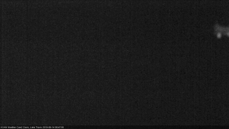 Lake Travis webcam, June 13, 2018 11:50 PM CT