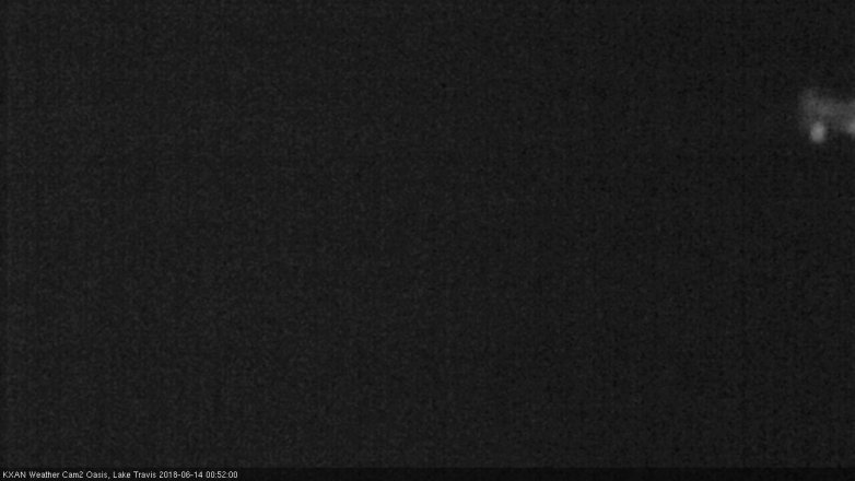 Lake Travis webcam, June 13, 2018 11:55 PM CT