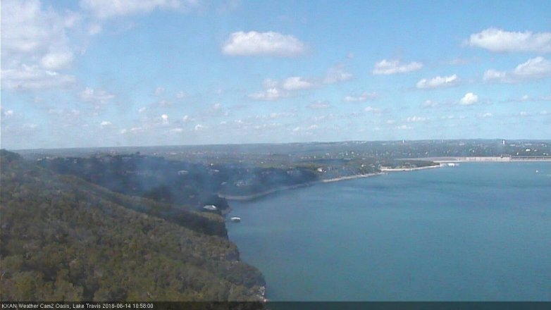 Lake Travis webcam, June 14, 2018 10:00 AM CT