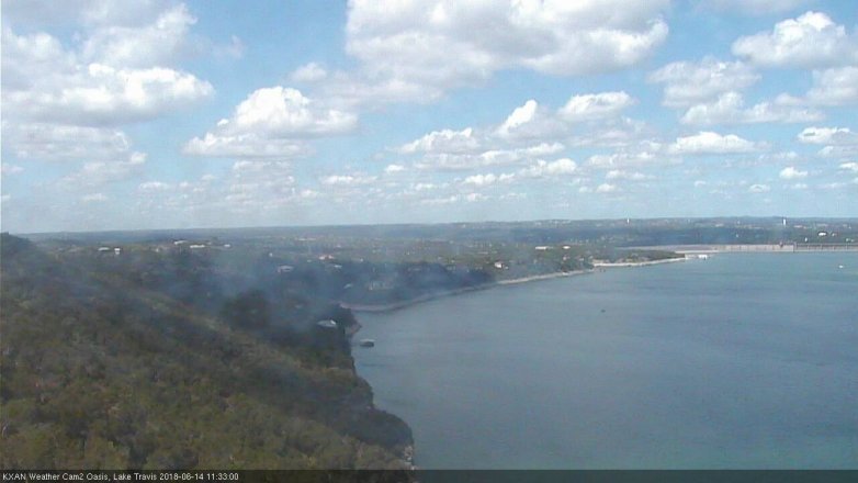 Lake Travis webcam, June 14, 2018 10:35 AM CT