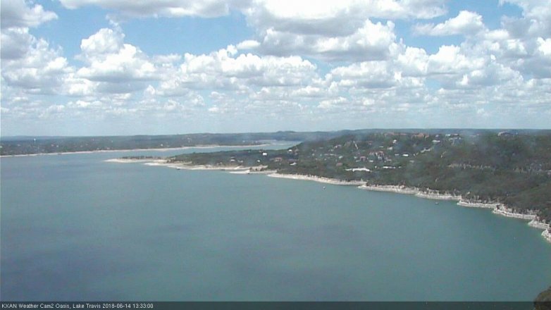 Lake Travis webcam, June 14, 2018 12:35 PM CT