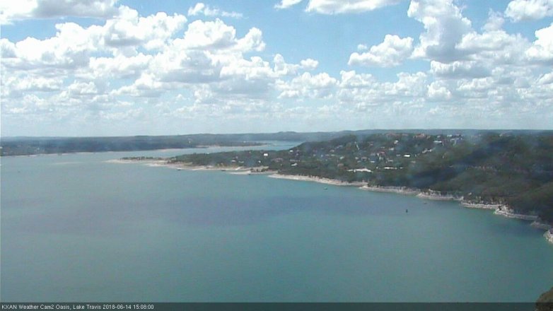 Lake Travis webcam, June 14, 2018 2:10 PM CT