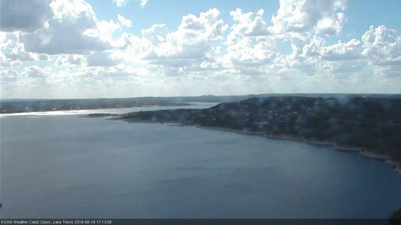 Lake Travis webcam, June 14, 2018 4:15 PM CT
