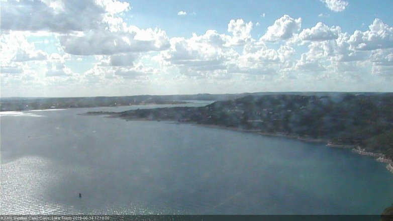 Lake Travis webcam, June 14, 2018 4:20 PM CT