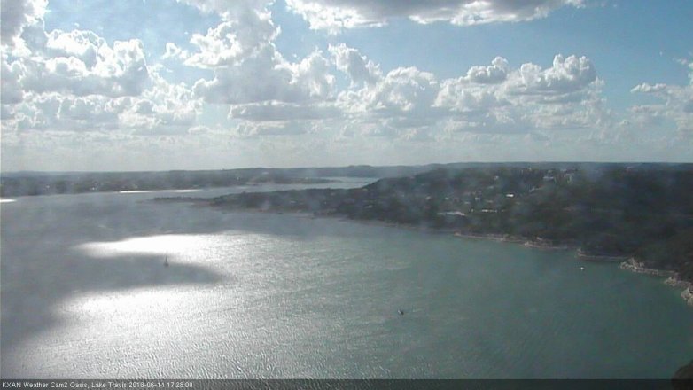 Lake Travis webcam, June 14, 2018 4:30 PM CT