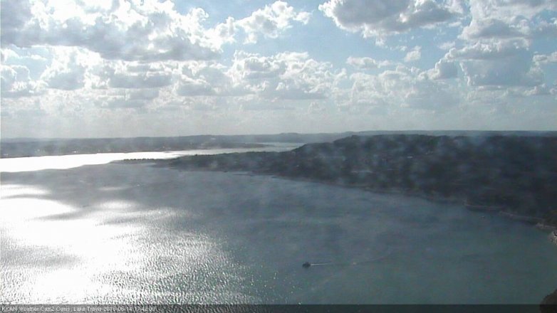 Lake Travis webcam, June 14, 2018 4:45 PM CT