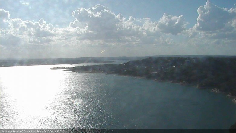Lake Travis webcam, June 14, 2018 5:00 PM CT