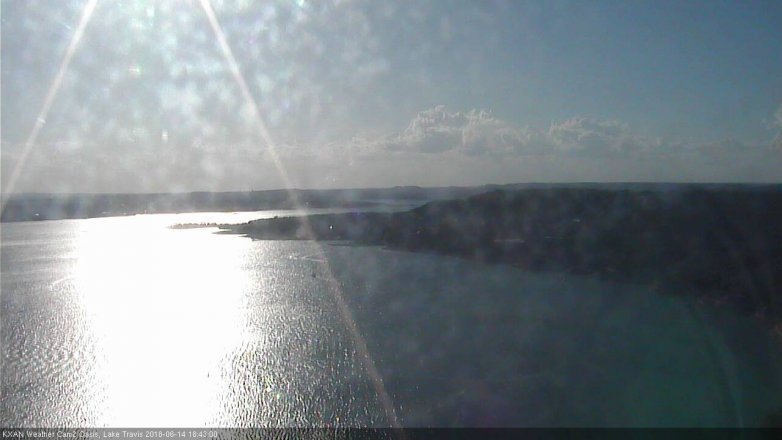 Lake Travis webcam, June 14, 2018 5:45 PM CT