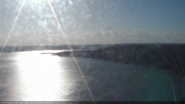 Lake Travis webcam, June 14, 2018 5:50 PM CT