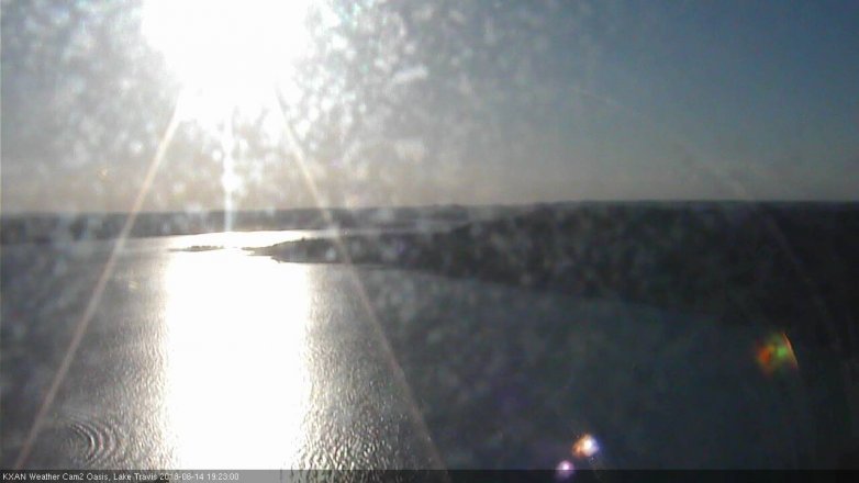 Lake Travis webcam, June 14, 2018 6:25 PM CT