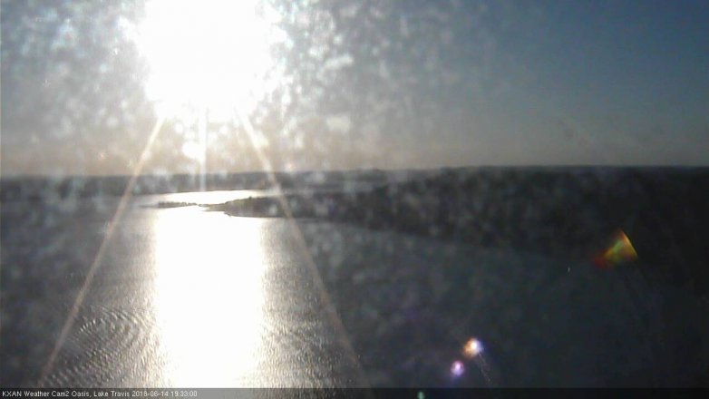Lake Travis webcam, June 14, 2018 6:35 PM CT