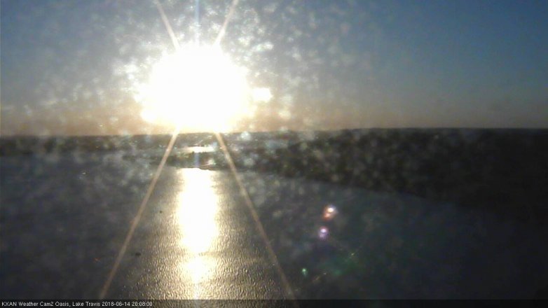 Lake Travis webcam, June 14, 2018 7:10 PM CT