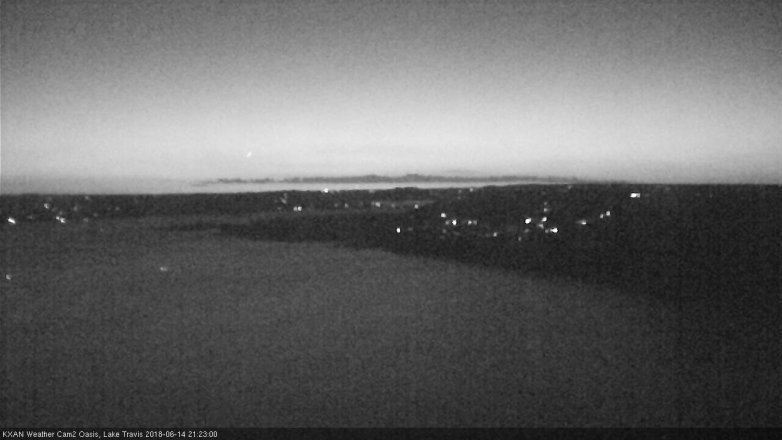 Lake Travis webcam, June 14, 2018 8:25 PM CT