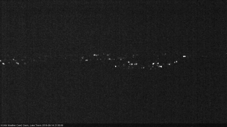 Lake Travis webcam, June 14, 2018 9:00 PM CT