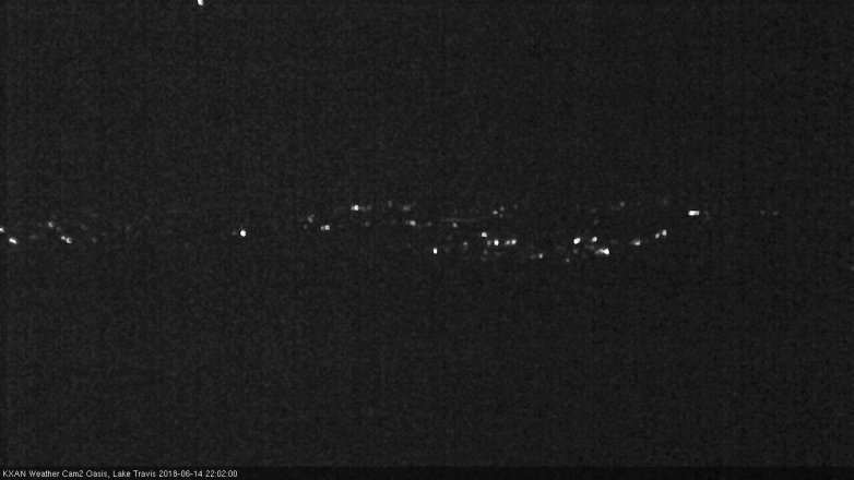 Lake Travis webcam, June 14, 2018 9:05 PM CT