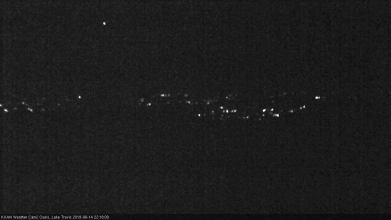 Lake Travis webcam, June 14, 2018 9:20 PM CT