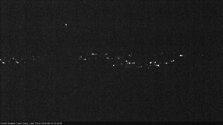 Lake Travis webcam, June 14, 2018 9:35 PM CT