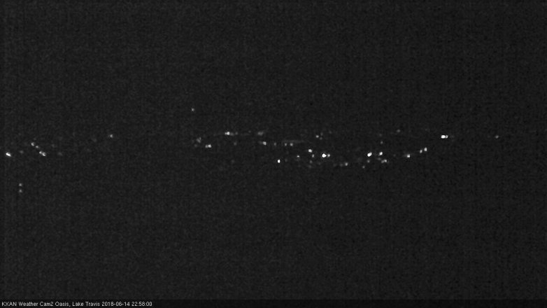 Lake Travis webcam, June 14, 2018 10:00 PM CT