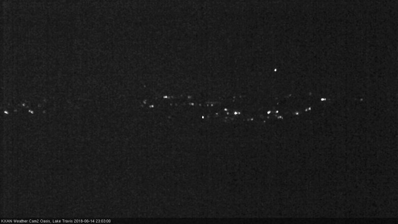 Lake Travis webcam, June 14, 2018 10:05 PM CT