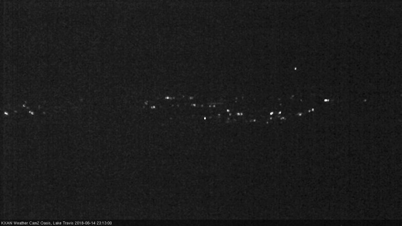 Lake Travis webcam, June 14, 2018 10:15 PM CT