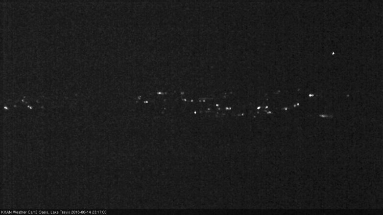 Lake Travis webcam, June 14, 2018 10:20 PM CT