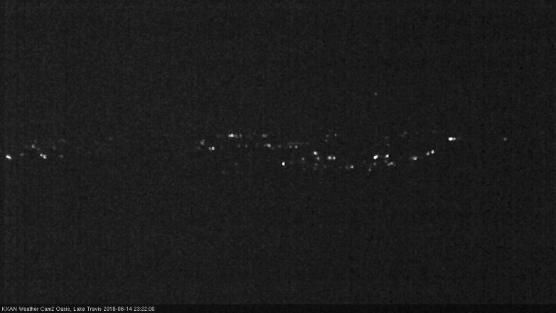 Lake Travis webcam, June 14, 2018 10:25 PM CT