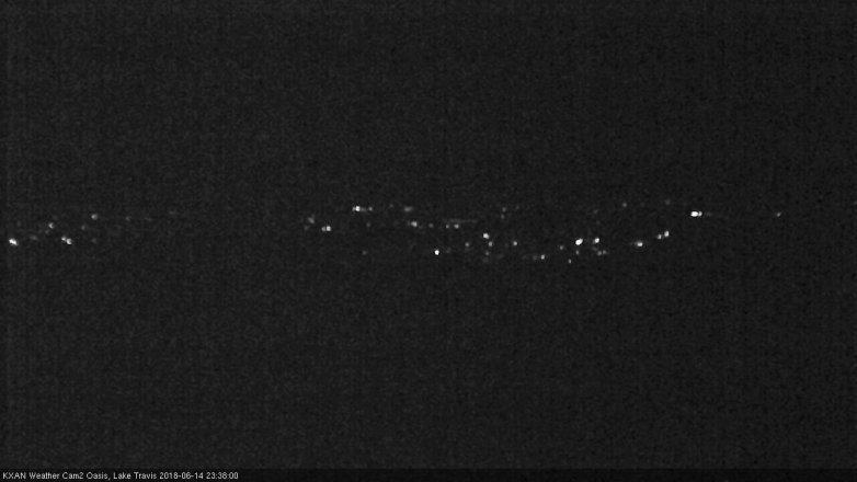 Lake Travis webcam, June 14, 2018 10:40 PM CT