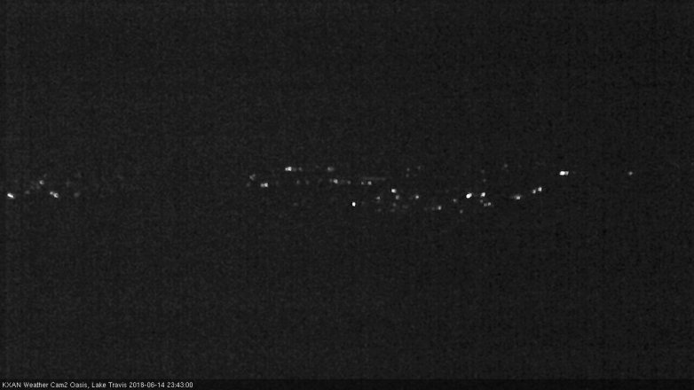 Lake Travis webcam, June 14, 2018 10:45 PM CT