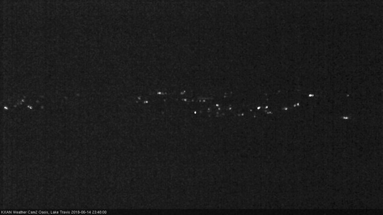 Lake Travis webcam, June 14, 2018 10:50 PM CT