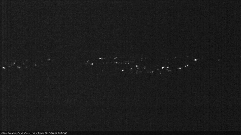 Lake Travis webcam, June 14, 2018 10:55 PM CT