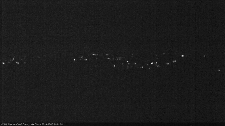 Lake Travis webcam, June 14, 2018 11:05 PM CT