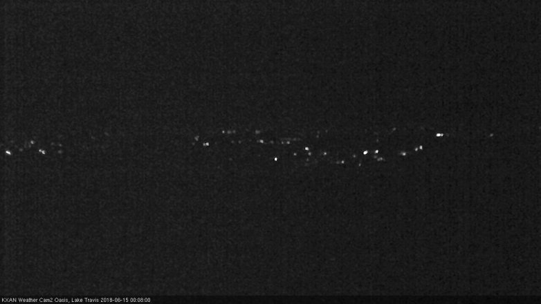 Lake Travis webcam, June 14, 2018 11:10 PM CT