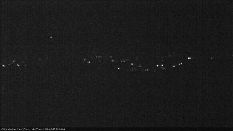Lake Travis webcam, June 14, 2018 11:35 PM CT