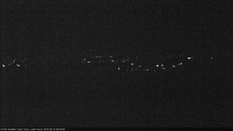 Lake Travis webcam, June 14, 2018 11:50 PM CT