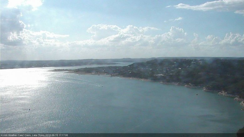 Lake Travis webcam, June 15, 2018 4:20 PM CT