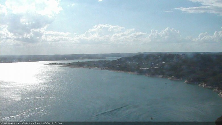 Lake Travis webcam, June 15, 2018 4:25 PM CT