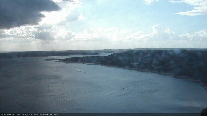 Lake Travis webcam, June 15, 2018 4:30 PM CT