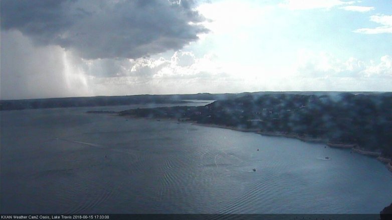 Lake Travis webcam, June 15, 2018 4:35 PM CT