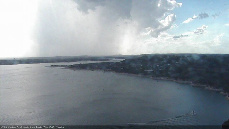 Lake Travis webcam, June 15, 2018 4:50 PM CT