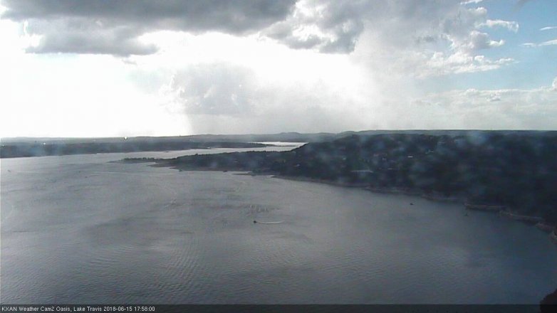 Lake Travis webcam, June 15, 2018 5:00 PM CT