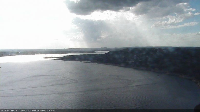 Lake Travis webcam, June 15, 2018 5:05 PM CT