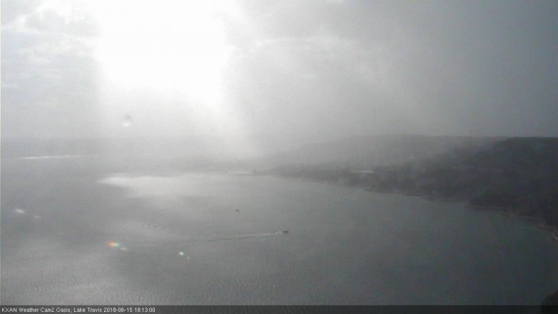 Lake Travis webcam, June 15, 2018 5:15 PM CT