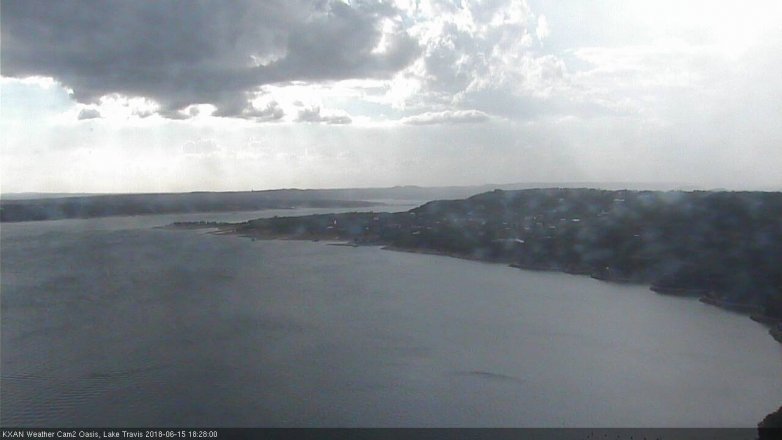 Lake Travis webcam, June 15, 2018 5:30 PM CT