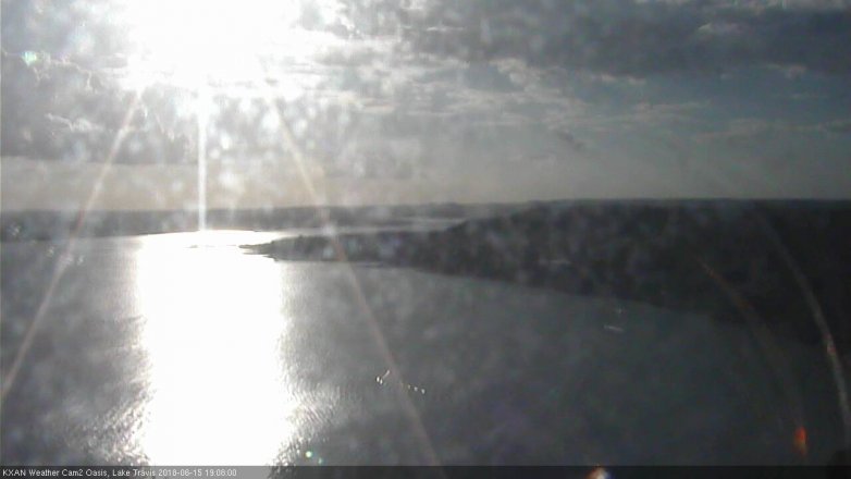 Lake Travis webcam, June 15, 2018 6:10 PM CT
