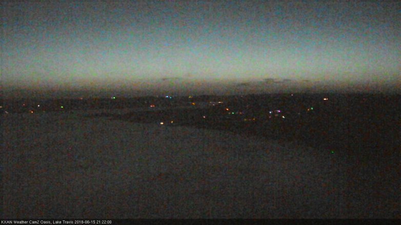 Lake Travis webcam, June 15, 2018 8:25 PM CT